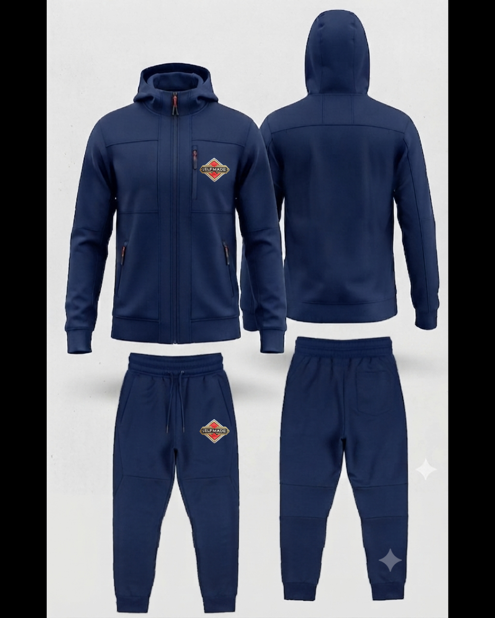 Navy Blue Tech Tracksuit